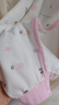 翘脚鸭 婴儿衣服新生儿连体衣秋冬季满月宝宝睡衣纯棉百天爬爬服春秋款 粉小熊2件【四季·系带款】 73cm （建议6-9个月） 实拍图