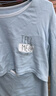 爱宝适月子服上衣秋冬哺乳衣纯棉横开口喂奶衣孕产妇家居服M327 蓝色XL 实拍图