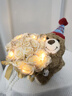 甜蜜点 小熊玩偶花束生日礼物女士女生永生花香皂花圣诞节礼物感恩节 实拍图