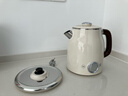 美的（Midea）艺术家电热水壶  烧水壶自动断电保温一体  1.6L大容量电热水壶 316L不锈钢恒温壶 精准控温 63-Q 实拍图