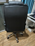博泰电脑椅 家用办公椅 转椅工学皮椅子 时尚升降座椅职员椅 黑91886 实拍图