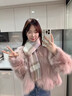 猫人围巾女冬季披肩羊毛格子女士秋冬女生围脖妈妈妇女节生日礼物礼盒 实拍图