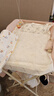 babycare尿布台多功能可折叠新生儿护理台抚触洗澡便携婴儿床-温特绿 实拍图