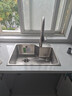 九牧（JOMOO） 厨房水槽单槽套餐SUS304不锈钢洗碗池 洗菜盆加厚水盆大容量水槽 A款58*43大单槽（含抽拉龙头） 实拍图