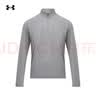 安德玛（Under Armour）UA男士长袖T恤男春夏男装1/4拉链跑步运动休闲长袖运动上衣 1387905-035 2XL 晒单实拍图