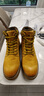 骆驼（CAMEL）【王俊凯同款】马丁靴加绒鞋秋冬2025新款大黄靴户外工装登山靴 G122W7757TR金黄色（男 绒里款） 40 实拍图