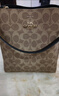 蔻驰（COACH）【品牌直供】女包MOLLIE手提斜挎水桶包 棕色CBQ33生日礼物 实拍图