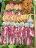 威尔基野餐盒牛皮纸打包盒春游露营盒野餐盒子烤肉餐具一次性下午茶餐盒 【大号餐盒+防油纸】5套 实拍图