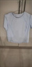 361°短袖男速干t恤新款夏季弹力吸湿排汗运动t恤男圆领跑步健身速干衣 【女款】淡薄紫 L 实拍图