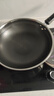 九阳（Joyoung）炒锅不粘锅304不锈钢蜂窝耐磨平底炒菜锅炉灶通用30cm可视可立盖 实拍图