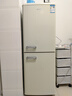 德姆勒（DEMULLER）复古冰箱小型大容量家用租房电冰箱 化妆品静音强劲网红冰箱冷藏冷冻节能 BCD-185芝士白【上冷藏下冷冻】 实拍图