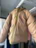马登工装美式复古连帽羽绒服男秋冬加厚保暖外套90白鸭绒男士防寒衣服 卡其色 L （140-155斤） 实拍图