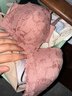 好奇蜜斯【寇莉】蕾丝小胸聚拢显大内衣女无钢圈性感纯欲法式胸罩文胸套装 干枯玫瑰色 75B 实拍图