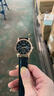 商务休闲男士手表石英简约气质皮带高档次腕表 合金黑色（升级版机芯） 实拍图