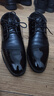 卡帝乐鳄鱼（CARTELO）英伦正装皮鞋男低帮商务休闲皮鞋男士牛皮亮面透气男鞋9326黑色40 实拍图