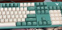 雷柏（Rapoo）V500PRO米绿升级款 104键有线背光机械键盘 PBT双色键帽电脑办公游戏全键无冲可编程键盘 红轴 实拍图