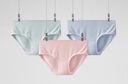 蕉内银皮300S女士内裤50支棉莫代尔混纺10A抗菌吸湿透气中腰三角3件 实拍图