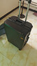 双星（doublestar）行李箱拉杆箱男次日达可登机箱大容量学生铝框密码箱旅行箱皮箱子 尊贵黑【加厚铝框可坐可踩】 28英寸  长途出行-加厚箱体 实拍图