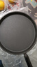 onlycook平底锅煎锅煎饼锅 无涂层铸铁锅 牛排煎蛋锅早餐锅 0涂层 26cm 实拍图
