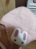 lemonkid婴儿帽子护耳毛线帽宝宝儿童帽子保暖防风 蒂娜小兔粉 48-52 实拍图