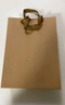 悠格码 加厚牛皮纸袋手提袋礼品袋服装茶叶送礼购物包装袋商务会议纸质袋子原色横款中号10个装 32*11.5*28cm 实拍图