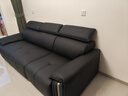 卡尔适黑色真皮沙发客厅2025新款小户型调节大象耳朵意式直排沙发花弄影 【云端舒适坐感】2.5米多人位 【S+级进口纳帕头层皮】全真皮版 实拍图