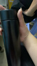 ihold智能保温杯不锈钢男女学生泡茶杯水杯子伴手礼品团购刻字定制logo 304普通测温无茶隔-黑450ml 实拍图