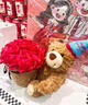 三彩熊永生花小熊玩偶花束元旦跨新年女生生日礼物女孩送女朋友毕业结婚 实拍图