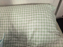 无印良品100%纯棉床上四件套全棉床单四件套被套200*230cm浅绿小格 实拍图