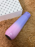 一物一造保温杯女士款智能水杯高颜值圣诞节生日礼物送女朋友老婆高档实用 彩屏保温杯 渐变紫 400ML【礼盒+礼袋】 实拍图