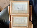 爱墨绘5寸相框摆台木质相框创意相片画框装裱结婚宝宝照片墙挂墙原木色 实拍图