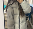 骆驼火山羽绒服男女款城市轻户外加厚防寒面包服冬季外套 浅烟灰 XL 实拍图