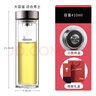 希诺（HEENOOR）双层玻璃杯男家用商务办公泡茶杯子过滤车载水杯XN-9607 410mL 实拍图