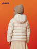 亚瑟士亚瑟士童装25年冬季儿童柔软舒适三防轻薄保暖羽绒服【高充绒量】 奶白色 清洁度1000-鸭绒 140 充绒量79g 实拍图