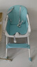 三条小鱼宝宝餐椅多功能可折叠便携儿童餐桌椅婴幼儿小孩可调节吃饭桌座椅 升级绿【靠背可躺+折叠+万向轮】 实拍图