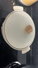 onlycook家用双耳汤锅桌上锅电磁炉可用煲汤专用炖锅小火锅火锅锅 奶白上桌锅 24cm 实拍图