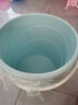 福爱家脸盆双耳加厚34洗脸盆洗菜盆塑料盆洗手洗衣盆洗脚盆泡脚盆黄色 实拍图