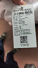 真维斯（JEANSWEST）t恤女长袖2025秋季正肩纯棉宽松上衣女小清新印花体恤时尚白色L 实拍图