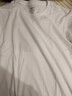 七匹狼【3件装】纯棉短袖t恤男圆领打底衫全棉宽松舒适透气运动汗衫 圆领-白色3件 L -建议体重110-130斤 实拍图