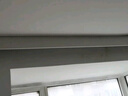 致尚重型窗帘轨道加厚坚美铝材顶装侧装单轨双轨直轨LU型窗帘静音滑轨 象牙白单轨顶装+合金轮（可选墙装） 定制每米单价 实拍图