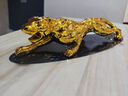 宝佩 高档金钱豹汽车摆件大号招财金色豹子实心车载饰品车内战豹礼品 金色【特大号31CM】 实拍图