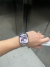 Apple/苹果 Watch Series 10 智能手表GPS+蜂窝款46毫米银色铝金属表壳丹宁色运动型表带S/M MWYF3CH/B 实拍图