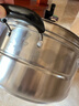 苏泊尔SUPOR 好帮手304不锈钢双层复底32cm蒸锅汤锅高拱盖蒸笼SZ32B5 实拍图