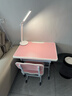 尊眠（ZUNMIAN）儿童课桌椅书桌学习桌椅套装家用中小学生写字桌子可升降70*50cm 实拍图