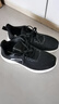 安踏一体织轻质跑步鞋男士冬季透气慢跑鞋休闲运动鞋男鞋跑步鞋子男 黑5582-1 39 (男) 实拍图