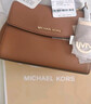 MICHAEL KORS迈克高仕 MK Ava 超小号皮质翻盖迷你手提包斜挎包 牛皮棕 230 迷你 实拍图
