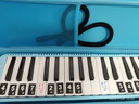 奇美37键专业级马卡龙色学生成人口风琴（马卡龙蓝、赠音符贴及吹管） 实拍图