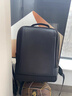COUBER.G品牌商务双肩包男牛皮拼接15.6英寸电脑包轻便通勤大容量背包男 商务黑 30cm*15+5cm*42cm【30L】 实拍图