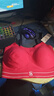 维多利亚的秘密 新年字母肩带果冻条背心式运动软支撑字母肩带无痕文胸 86Q4复古红-VS标款 11244701 L /XL 实拍图