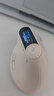 魔声（Monster）【全网热卖】无线蓝牙鼠标人体工学垂直立式多功能中大手鼠标充电双模2.4G办公台式电脑送男友礼物 M2 MAX 米色【人体工学垂直握感/双模切换】 2.4G+蓝牙 实拍图